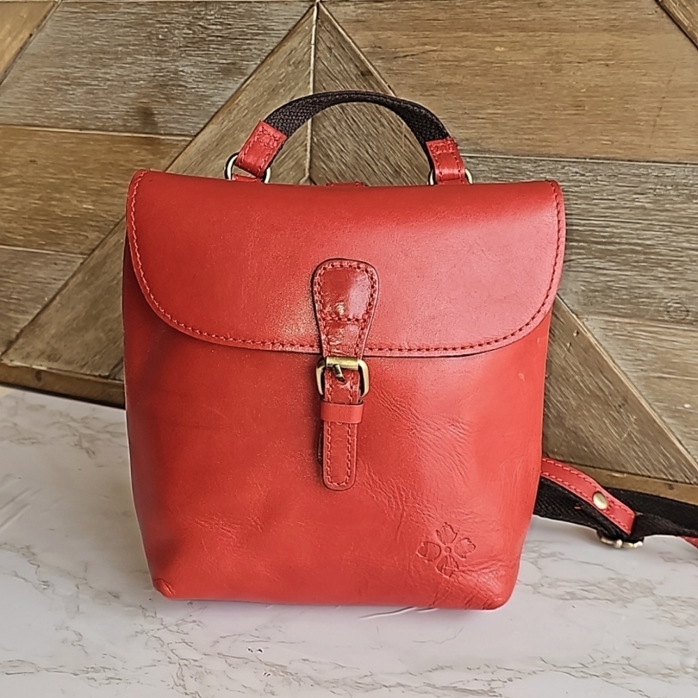 Patricia Nash Vatoni Red Medium Backpack
